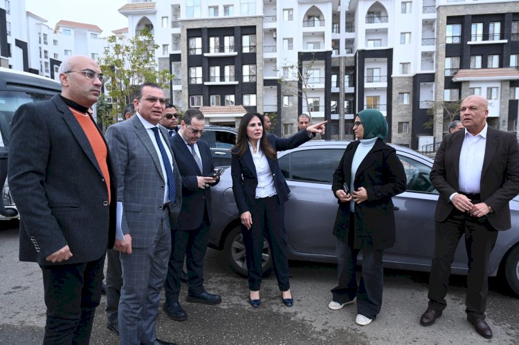 وزيرة الإسكان تتابع موقف الخدمات بالحي السكني الثالث "R3" بالعاصمة الجديدة