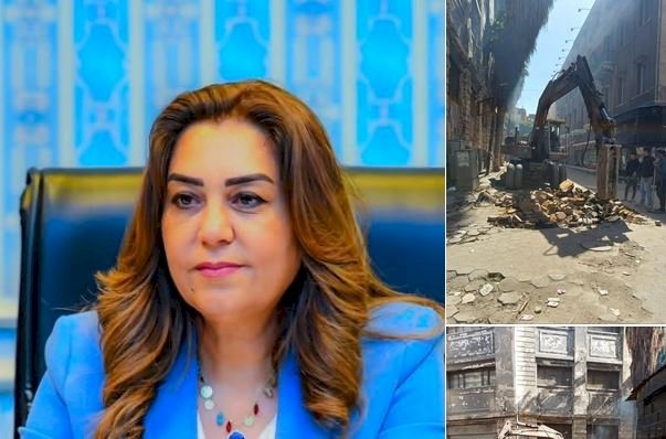 وزيرة التنمية تعلن بدء تنفيذ أعمال المرافق بالمرحلة الثانية لتطوير منطقة العتبة بالقاهرة