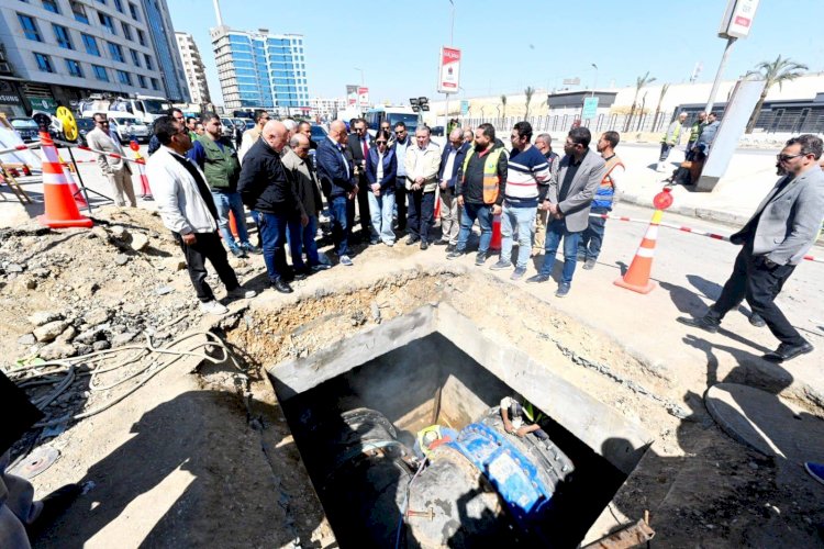 وزيرة الإسكان تتابع أعمال ربط خط مياه الشرب الرئيسي بزهراء المعادي