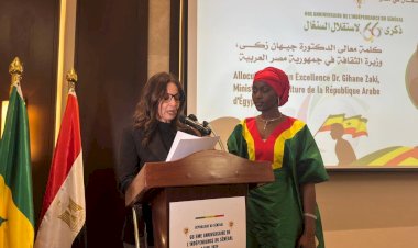 وزيرة الثقافة تشارك في احتفال سفارة السنغال باليوم الوطني نيابةً عن رئيس الوزراء