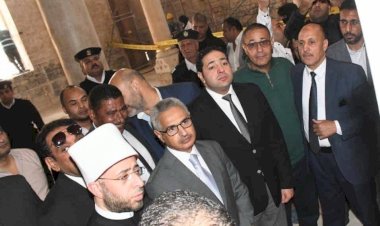 وزير الأوقاف ومحافظ بني سويف يتفقدان أعمال تطوير مسجد وضريح السيدة حورية ببني سويف