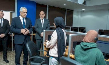 وزير الإنتاج الحربي يتابع منظومات العمل الرقمية وتأمين الشبكات