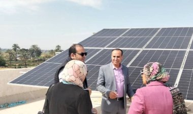 وحدات صحية تعمل بالطاقة الشمسية في بني سويف