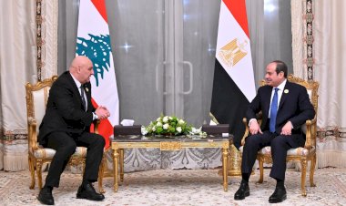 جوزاف عون يعرب عن تقديره لموقف مصر الدائم في التضامن مع لبنان