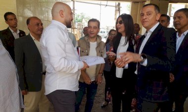 وزيرة الثقافة ومحافظ أسوان يتفقدان المواقع الثقافية بالمحافظة