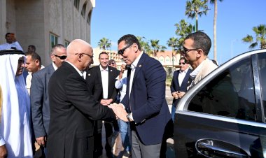 وزير الشباب والرياضة يلتقي محافظ شمال سيناء بديوان عام المحافظة