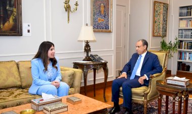 وزير الخارجية يستقبل وزيرة الإسكان والمرافق والمجتمعات العمرانية