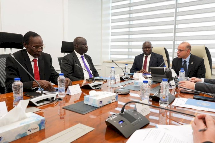 وزير الاستثمار يبحث مع نظيره بجنوب السودان تعزيز التعاون الاستثماري والتجاري