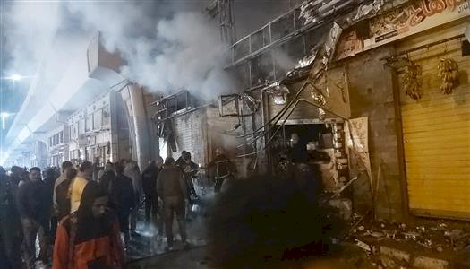 ارتفاع عدد المتوفين لـ6 أشخاص بحريق مصنع ملابس الزاوية الحمراء