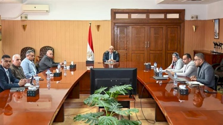 وزير الري يتابع موقف مشروع المسار الناقل لمياه الصرف الزراعي لمحطة المعالجة بالدلتا الجديدة بنسبة تنفيذ ٧٦%
