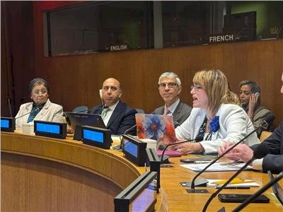 نائب وزير الصحة تستعرض التجربة المصرية في السكان والصحة الإنجابية بنيويورك