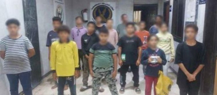 حبس 4 رجال و5 سيدات لقيامهم بإستغلال الأطفال فى التسول بالجيزة