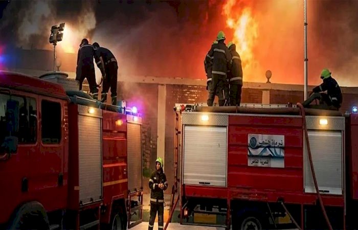 مصرع شخص في حريق منزل بنجع حمادي شمال قنا