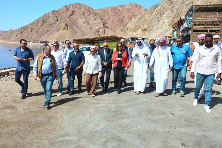 وضع مخطط متكامل لتطوير الخدمات بمنطقة "البلو هول" بمحمية "أبو جالوم" بمدينة دهب بالتعاون مع المجتمع المحلي