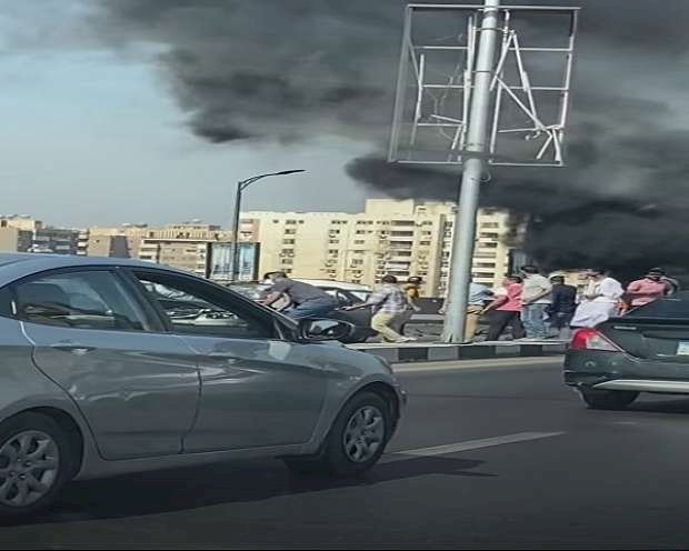 اشتعال حريق بمركز سيارات في مدينة نصر.. والمباحث تحقق لكشف ملابسات الحادث