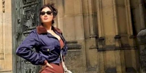 مي عمر فى صور جديدة من كواليس فيلم شمشون ودليلة فى التشيك