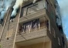 مصرع شخص وإصابة 4 آخرين في حريق شقة بإمبابة
