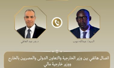 وزير الخارجية يبحث مع نظيره المالي جهود مكافحة الارهاب فى منطقة الساحل