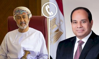 الرئيس السيسي يجري اتصالًا هاتفيًا بالسلطان هيثم بن طارق