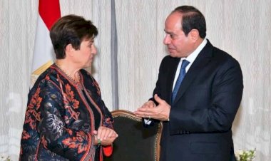 الرئيس السيسى يلتقى مديرة صندوق النقد ويؤكد التزام مصر بمواصلة الإصلاحات