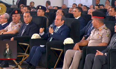 الرئيس السيسى يشهد افتتاح محطة رفع المياه رقم 3 نبع بالفيديو كونفرانس