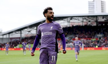 محمد صلاح ينفرد برقم قياسي مع ليفربول أمام برينتفورد