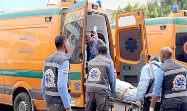 مصرع سائق وإصابة فتاة إثر حادث تصادم سيارة ودراجة بأبو النمرس