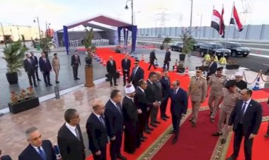 الرئيس السيسي يصل مسجد الرحمن الرحيم بالعاصمة الإدارية لأداء صلاة عيد الأضحى
