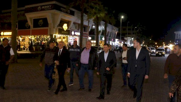 جولة ليلية لمحافظ دمياط بشارع النيل برأس البر