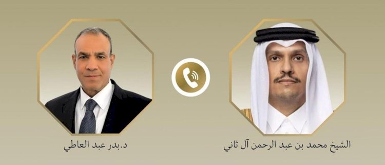 وزير الخارجية يبحث مع رئيس مجلس الوزراء وزير خارجية قطر خفض التصعيد الإقليمي