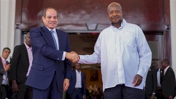 الرئيس السيسي يلتقي  رئيس جمهورية أوغندا