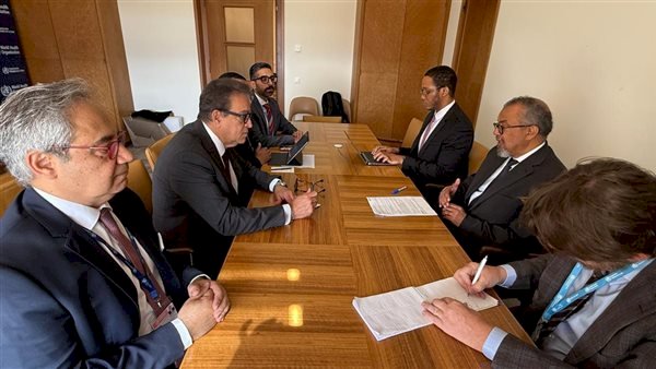 وزير الصحة يبحث مع مدير عام «الصحة العالمية» تعزيز الشراكة الاستراتيجية لدعم المنظومة الصحية المصرية