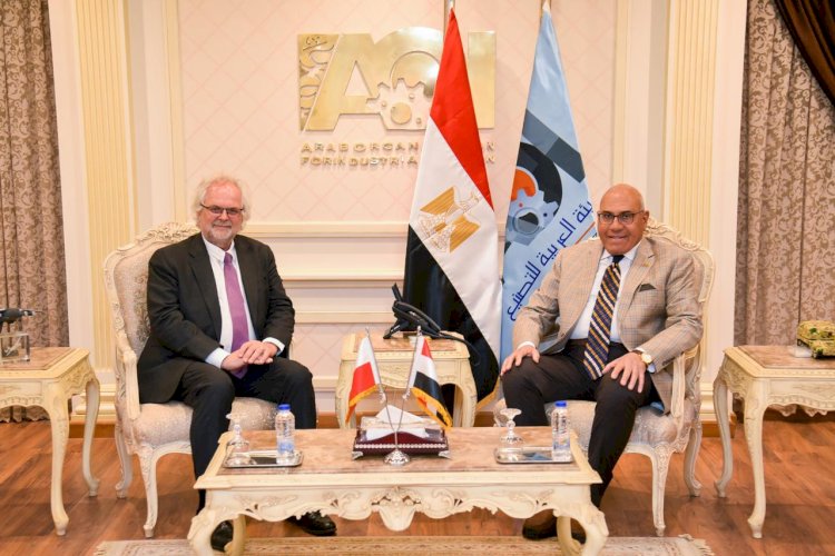 رئيس الهيئة العربية للتصنيع يبحث مع سفير بولندا بالقاهرة فرص تعزيز الشراكة والاستثمار الصناعي