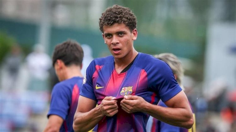 حمزة عبد الكريم يتحدى ريال مدريد فى نهائي كأس الأبطال مع برشلونة