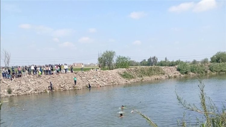 العثور على جثمان شاب لقى مصرعه غرقا بترعة النعناعية فى المنوفية