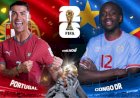 موعد والقنوات الناقلة لمباراة البرتغال والكونغو الديمواقراطية اليوم في كأس العالم
