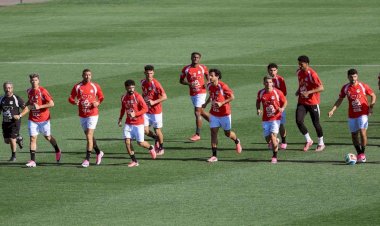 منتخب مصر يواصل تدريباته استعدادا لودية البرازيل