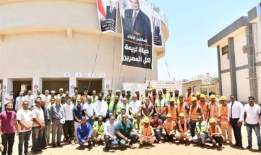 وزير الإنتاج الحربي يتابع تنفيذ مشروعات المبادرة الرئاسية "حياة كريمة" بأسوان