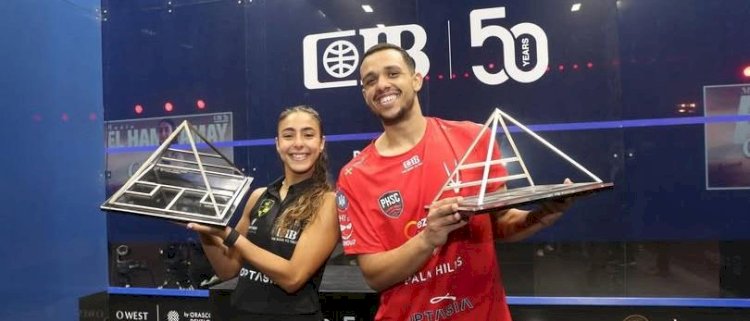 تصنيف الاسكواش.. مصطفى عسل وهانيا الحمامي فى الصدارة وخروج نوران جوهر من توب 10