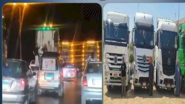 ضبط 4 سائقين نقل استعرضوا بسياراتهم على طريق القاهرة الإسكندرية الزراعي