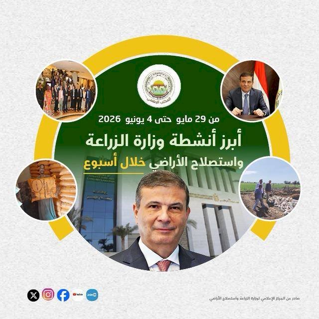 "الزراعة" تستعرض جهودها في دعم المزارعين وتحقيق الأمن الغذائي