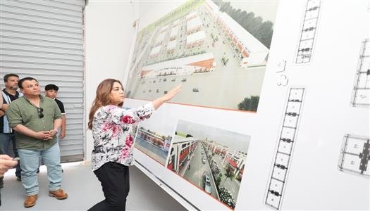وزيرة التنمية ومحافظ البحر الأحمر يتفقدان الموقف التنفيذي لإنشاء مجمع خدمات سوق الجملة الجديد بمدينة الغردقة