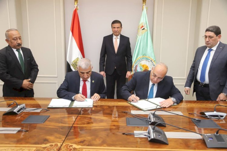 وزير الزراعة يشهد توقيع مشروعين تنمويين بين "بحوث الصحراء" و"أكساد" لتعزيز الأمن الغذائي