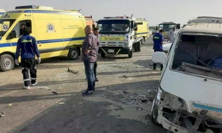 مصرع شاب وإصابة آخر في حادث تصادم بقنا