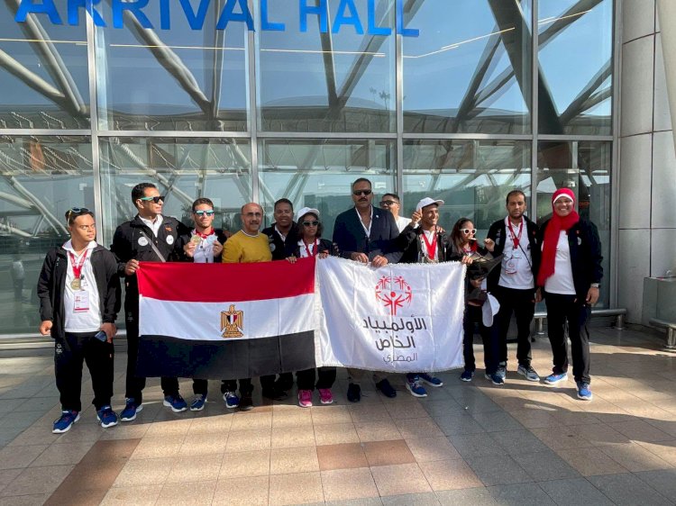 وزيرة التضامن تهنيء أبطال بعثة الأولمبياد الخاص المصري بعد تحقيق 8 ميداليات في الألعاب الإقليمية العاشرة بسوسة التونسية