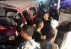 إصابة 3 أشخاص في تصادم ميكروباص بجرار زراعي بأسيوط