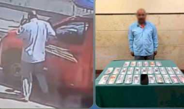 سقوط لص سرق مبالغ مالية من داخل سيارة بالبحيرة