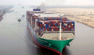 قناة السويس تشهد عبور سفينة الحاويات العملاقة "CMA CGM SAINT GERMAIN" لأول مرة