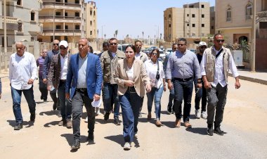 وزيرة الإسكان تتوجه إلى الحي المتميز بمدينة بدر لمتابعة الأعمال الجارية