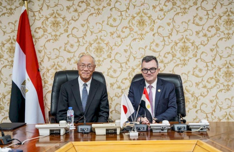 وزير التخطيط يبحث مع السفير الياباني تعزيز التعاون التنموي وجهود الإصلاح الاقتصادي